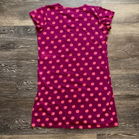 LIZ & Co Two Tone Pink Polka Dot Dress - Picture 3 of 10